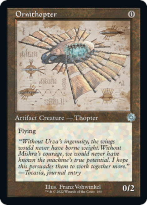 Ornithopter (Schematic Art foil) | The Brothers' War Retro Artifacts