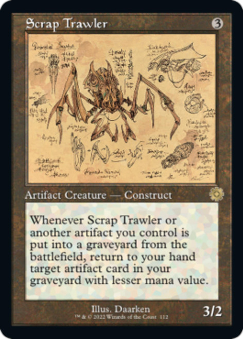 Scrap Trawler (Schematic Art foil) | The Brothers' War Retro Artifacts