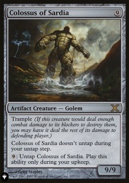 Colossus of Sardia (The List Reprint)