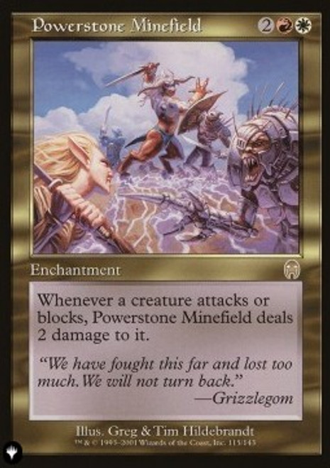 Powerstone Minefield (The List Reprint) | Apocalypse