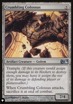 Crumbling Colossus (The List Reprint)