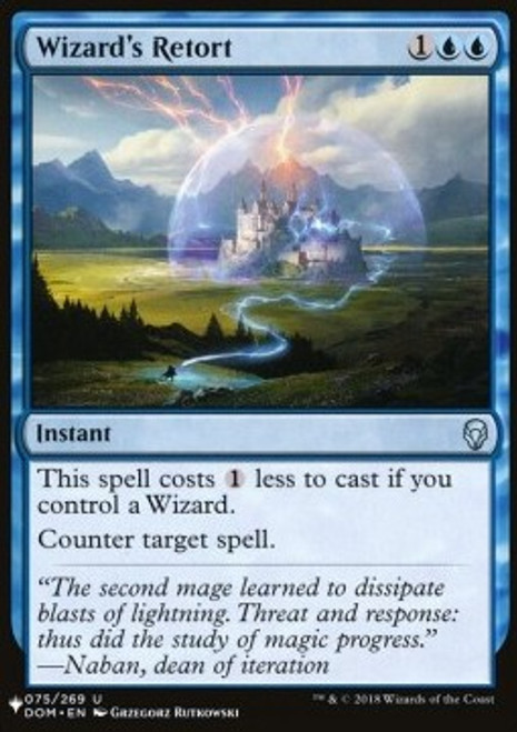 Wizard's Retort (The List Reprint)