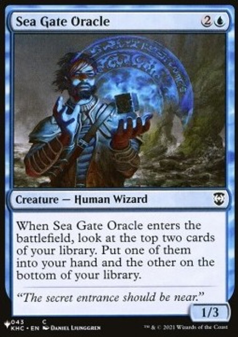 Sea Gate Oracle (The List Reprint) | Kaldheim Commander