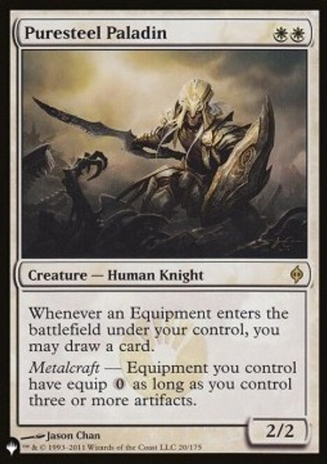 Puresteel Paladin (The List Reprint) | New Phyrexia