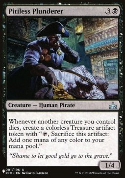 Pitiless Plunderer (The List Reprint)