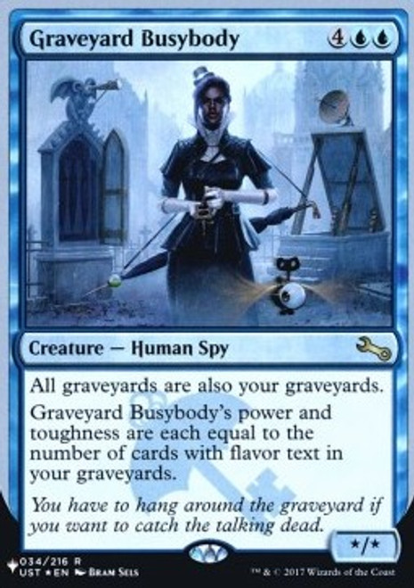 Graveyard Busybody (The List Reprint foil) | Unstable