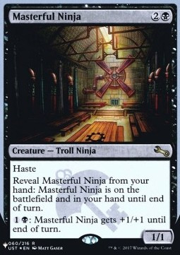 Masterful Ninja (The List Reprint foil)