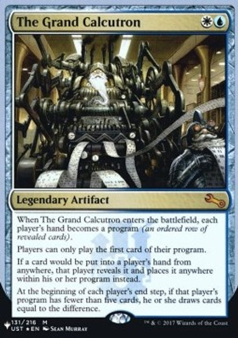 The Grand Calcutron (The List Reprint foil) | Unstable