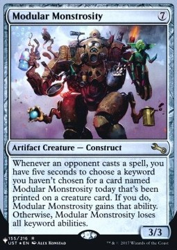 Modular Monstrosity (The List Reprint foil)