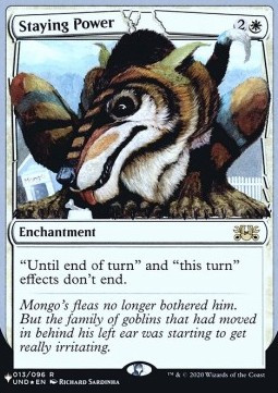 Staying Power (The List Reprint foil)