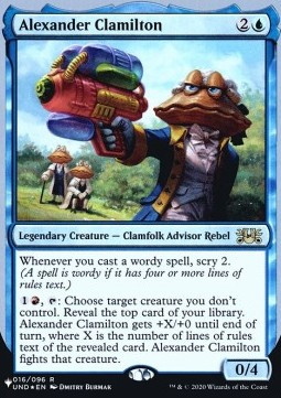 Alexander Clamilton (The List Reprint foil)