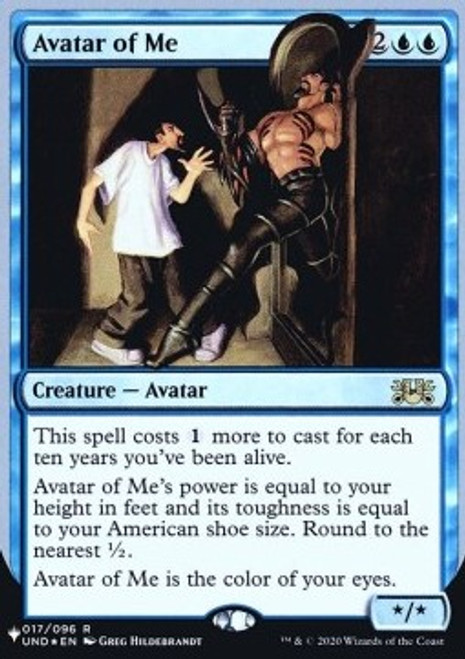 Avatar of Me (The List Reprint foil) | Unsanctioned