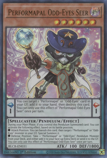 BLCR-EN031 Performapal Odd-Eyes Seer