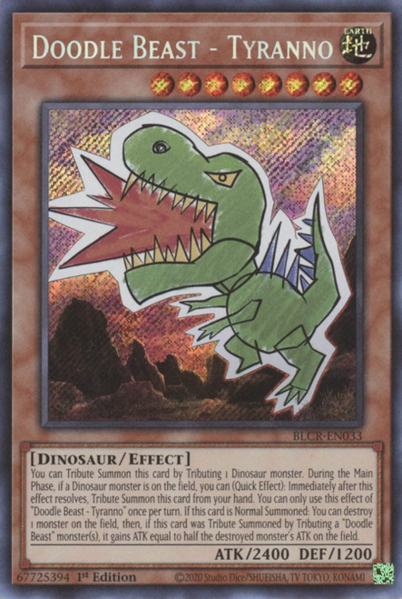 BLCR-EN033 Doodle Beast - Tyranno