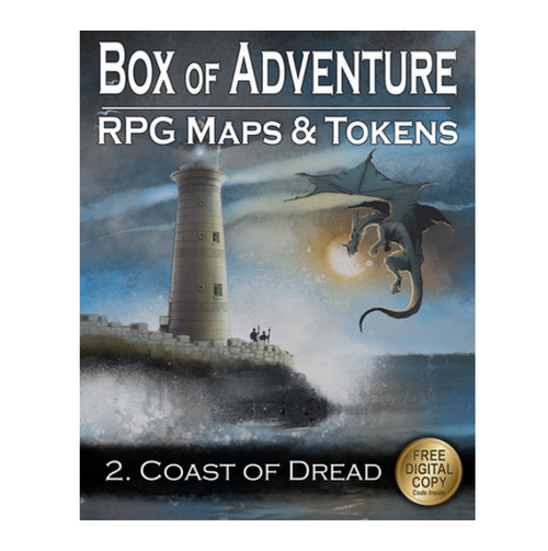 Box of Adventure RPG Maps & Tokens: 2. Coast of Dread