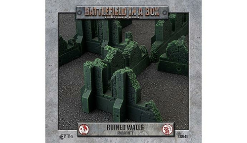 Battlefield in a Box - Gothic Battlefields: Ruined Walls (Malachite)