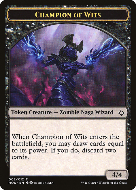 Hour of Devastation - Champion of Wits Token | Hour of Devastation