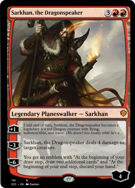 Sarkhan, the Dragonspeaker | Starter Commander Decks
