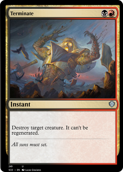 Terminate | Starter Commander Decks