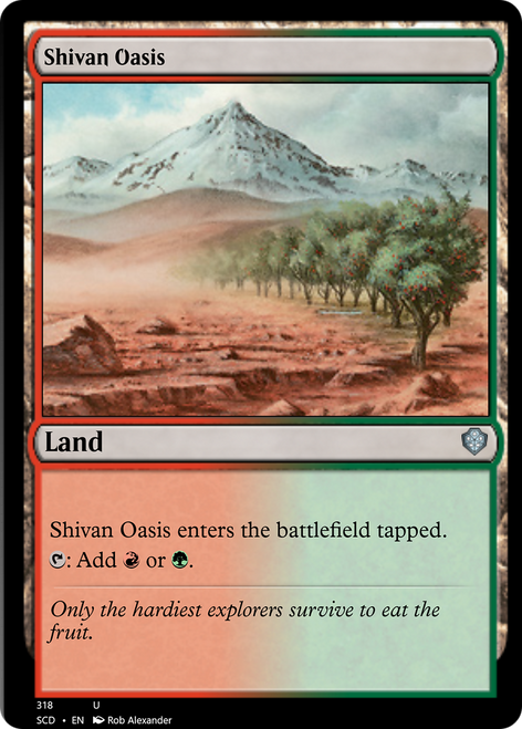 Shivan Oasis | Starter Commander Decks