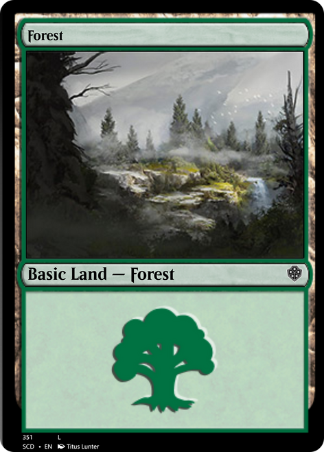 Forest (#351) | Starter Commander Decks