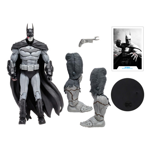 DC Multiverse: Batman: Arkham City - Batman Monochromatic (Gold Label) (Build-A Solomon Grundy) 7-Inch Figure