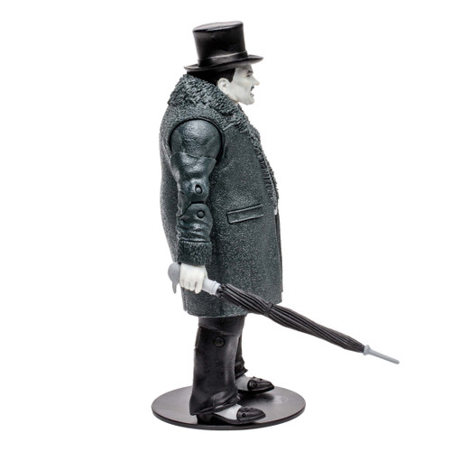 DC Multiverse: Batman: Arkham City - The Penguin Monochromatic (Gold Label) (Build-A Solomon Grundy) 7-Inch Figure
