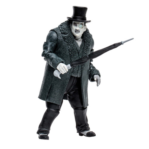 DC Multiverse: Batman: Arkham City - The Penguin Monochromatic (Gold Label) (Build-A Solomon Grundy) 7-Inch Figure