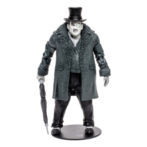 DC Multiverse: Batman: Arkham City - The Penguin Monochromatic (Gold Label) (Build-A Solomon Grundy) 7-Inch Figure