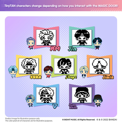 BTS TinyTAN Tamagotchi Nano Red