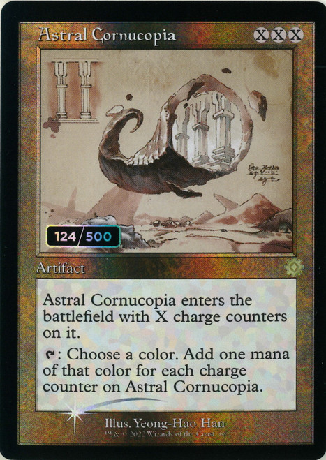 Astral Cornucopia (Schematic Art foil) - Serialized 124/500