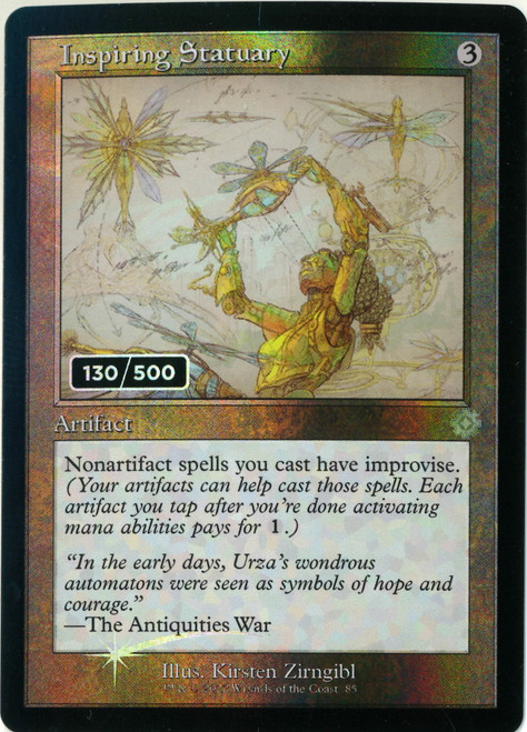 Inspiring Statuary (Schematic Art foil) - Serialized 130/500