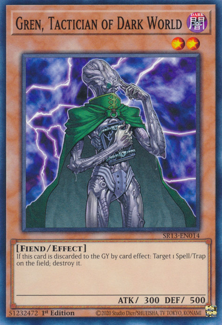 SR13-EN014 Gren, Tactician of Dark World