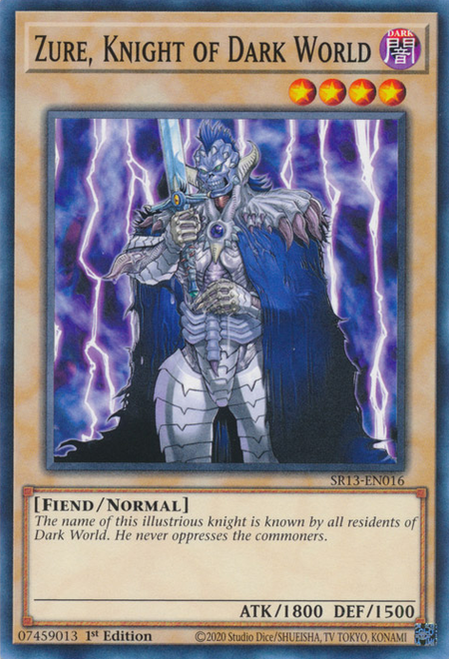 SR13-EN016 Zure, Knight of Dark World