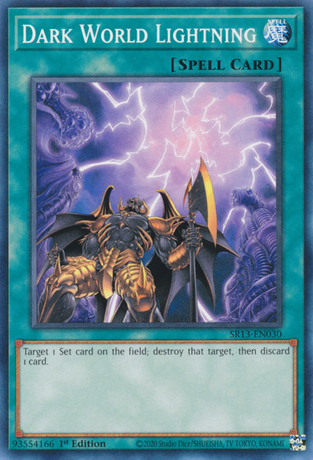 SR13-EN030 Dark World Lightning