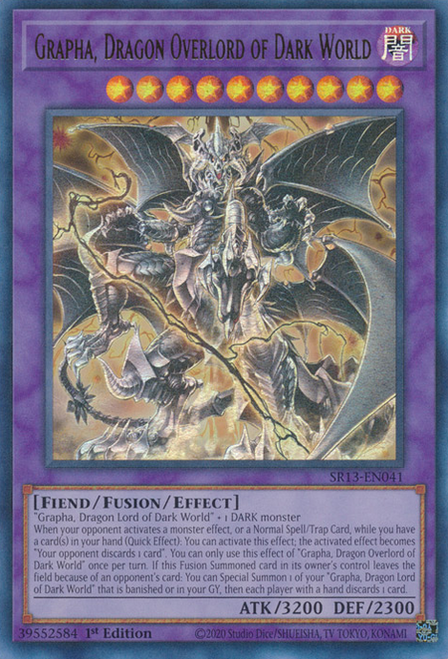 SR13-EN041 Grapha, Dragon Overlord of Dark World