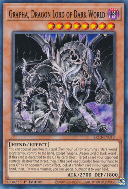 SR13-EN043 Grapha, Dragon Lord of Dark World