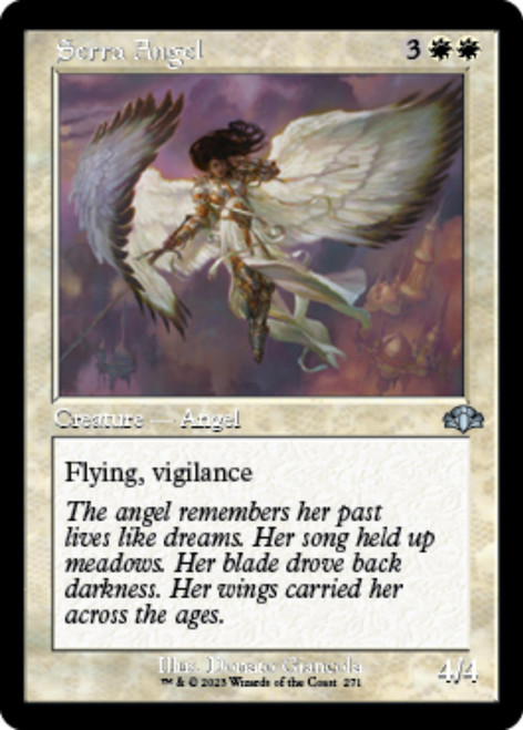 Serra Angel (Retro Frame) | Dominaria Remastered