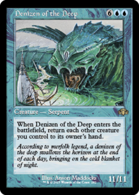 Denizen of the Deep (Retro Frame) | Dominaria Remastered