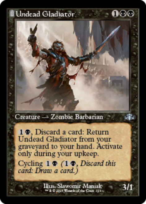 Undead Gladiator (Retro Frame) | Dominaria Remastered