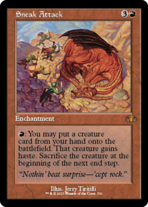 Sneak Attack (Retro Frame)