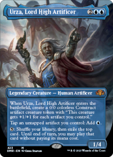 Urza, Lord High Artificer (Borderless Art)