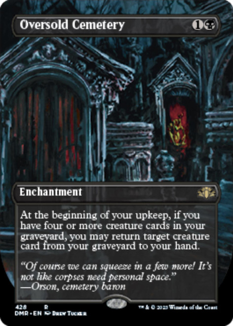 Oversold Cemetery (Borderless Art) | Dominaria Remastered