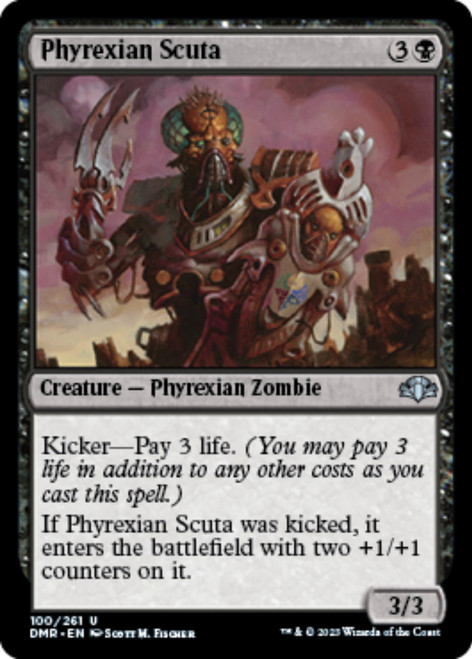 Phyrexian Scuta (foil) | Dominaria Remastered