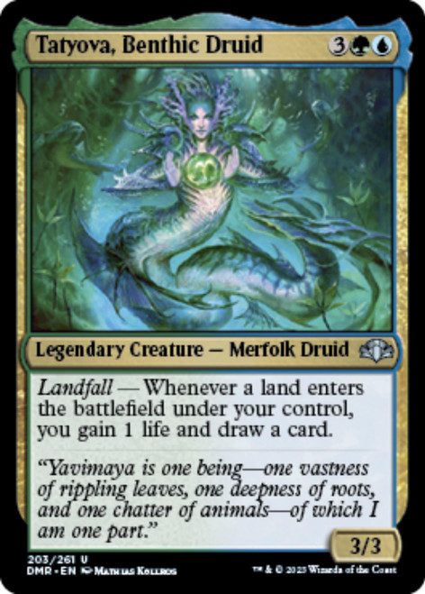 Tatyova, Benthic Druid (foil)
