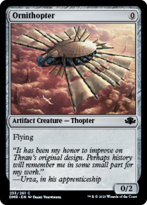 Ornithopter (foil) | Dominaria Remastered
