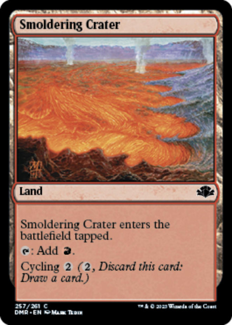 Smoldering Crater (foil) | Dominaria Remastered