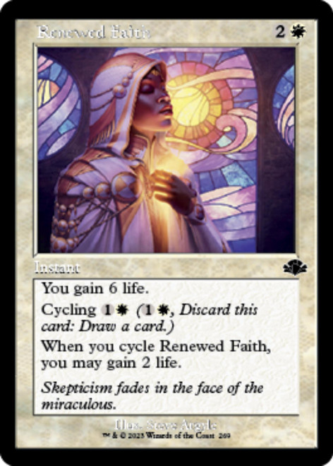 Renewed Faith (Retro Frame foil)