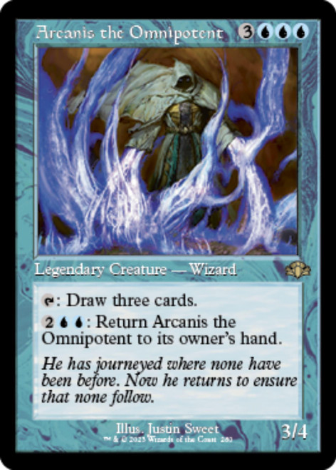 Arcanis the Omnipotent (Retro Frame foil) | Dominaria Remastered