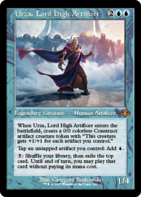 Urza, Lord High Artificer (Retro Frame foil) | Dominaria Remastered